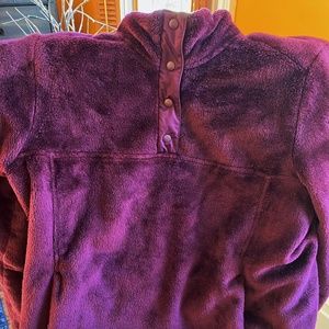 Women's Lands End Size L Fleece Pullover